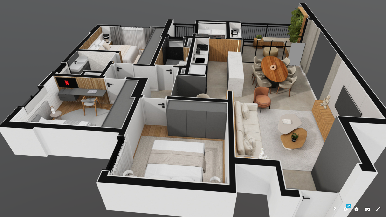 Modern luxury villas in Canada with contemporary architecture